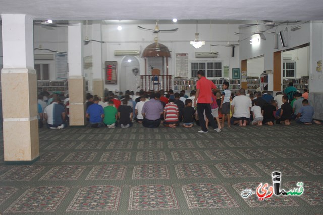   اجواء رمضانية وصلاة التراويح من مسجد عثمان بن عفان 